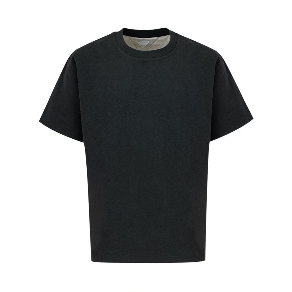 Gray Cotton T-Shirt - ventzia