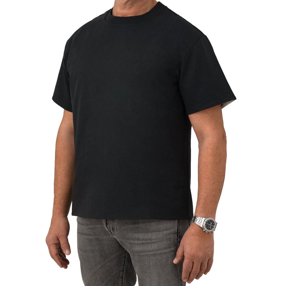 Gray Cotton T-Shirt - ventzia