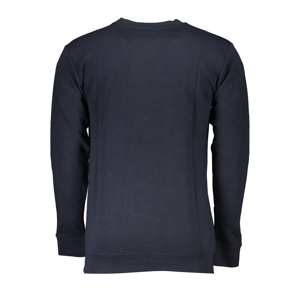 Blue Cotton Sweater - ventzia