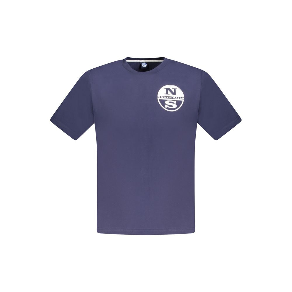 Blue Cotton Men's T-Shirt - ventzia
