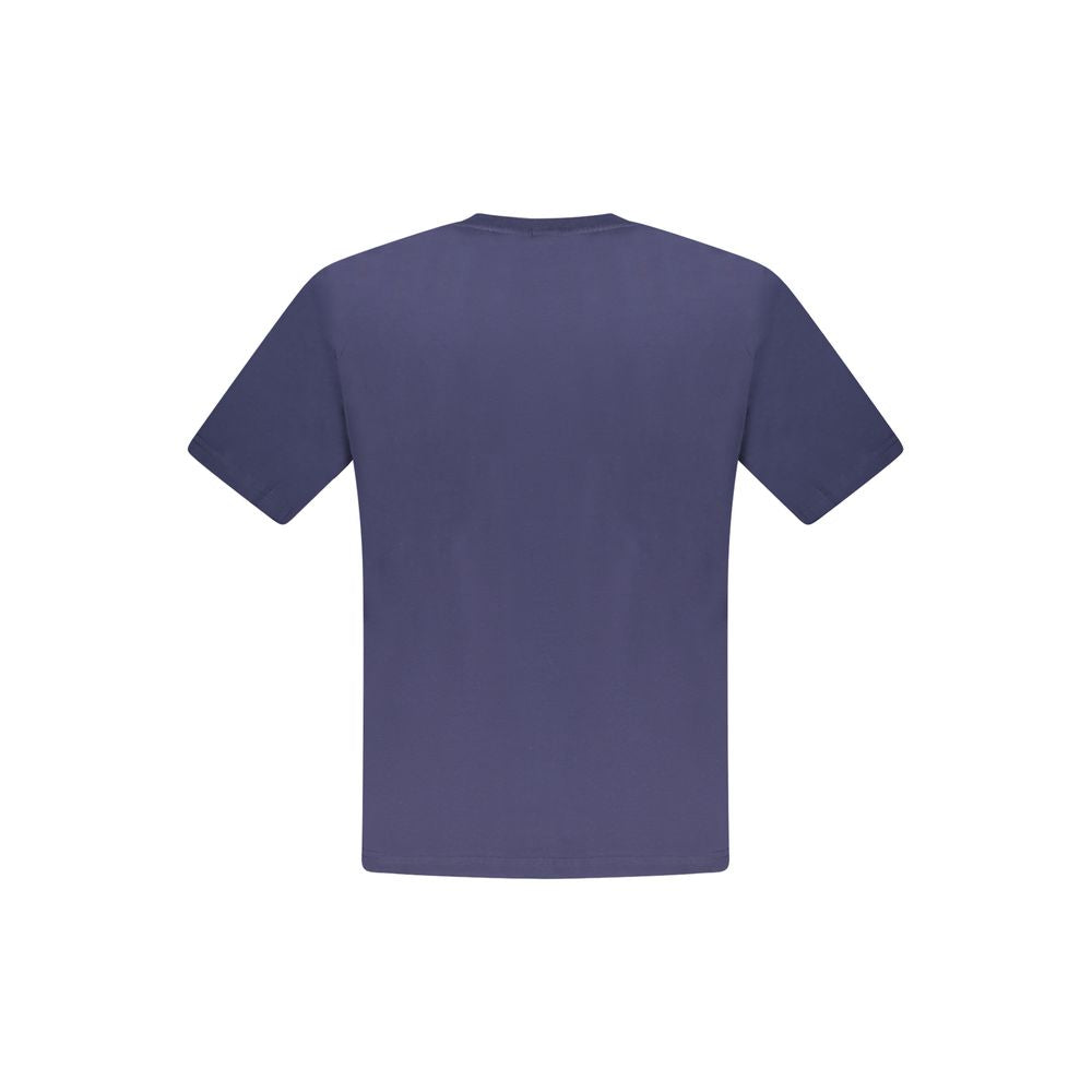 Blue Cotton Men's T-Shirt - ventzia