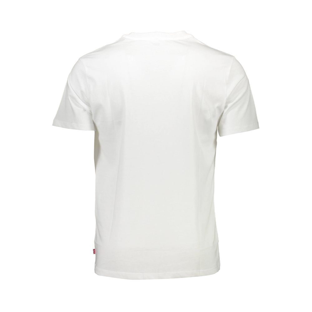 White Cotton Men T-Shirt - ventzia