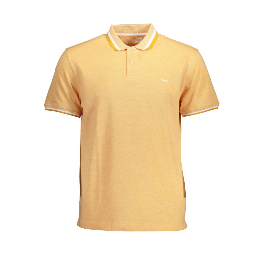 Arancione Cotton Men Polo - ventzia