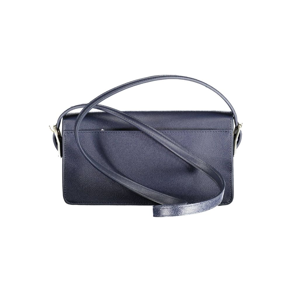 Blue Polyethylene Women Handbag - ventzia