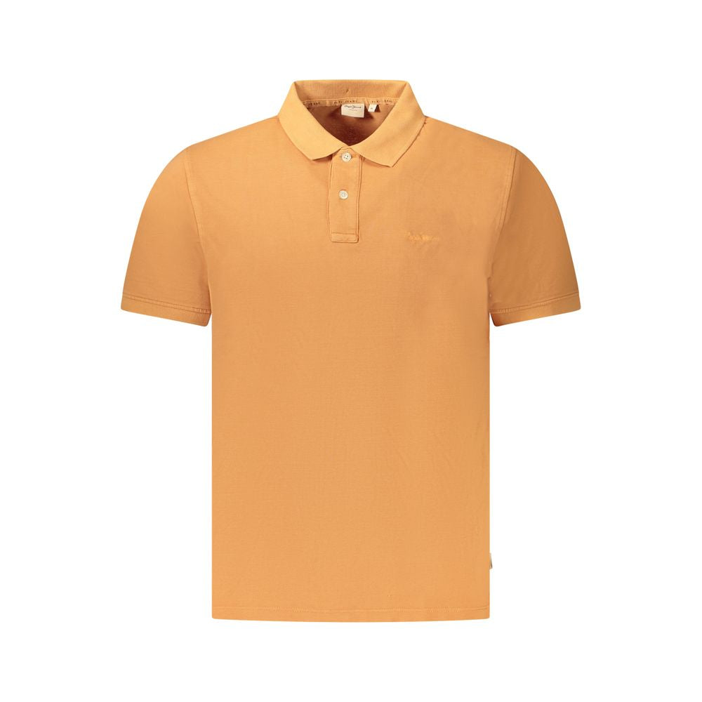 Arancione Cotton Men Polo - ventzia