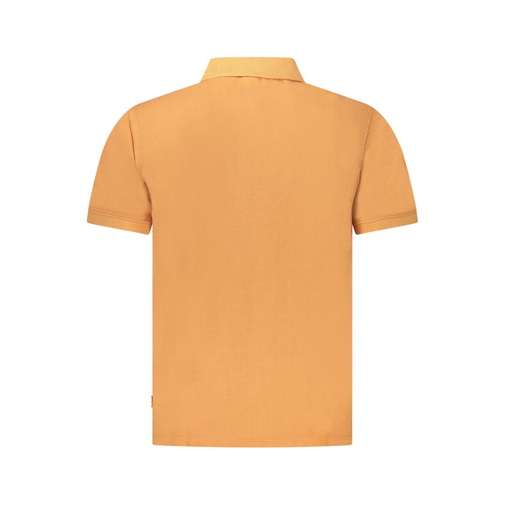 Arancione Cotton Men Polo - ventzia