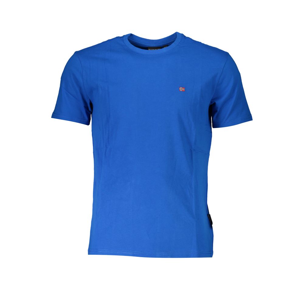 Blue Cotton T-Shirt - ventzia