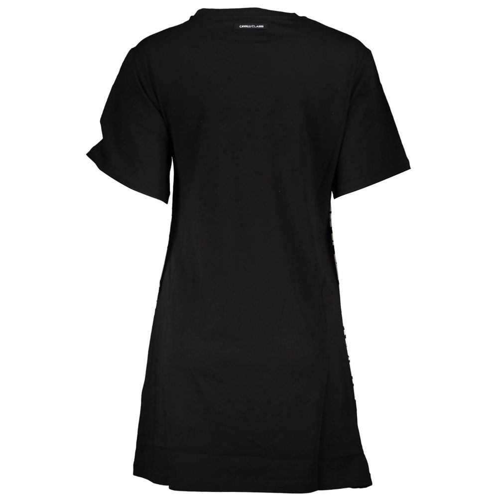 Black Cotton Women Dress - ventzia