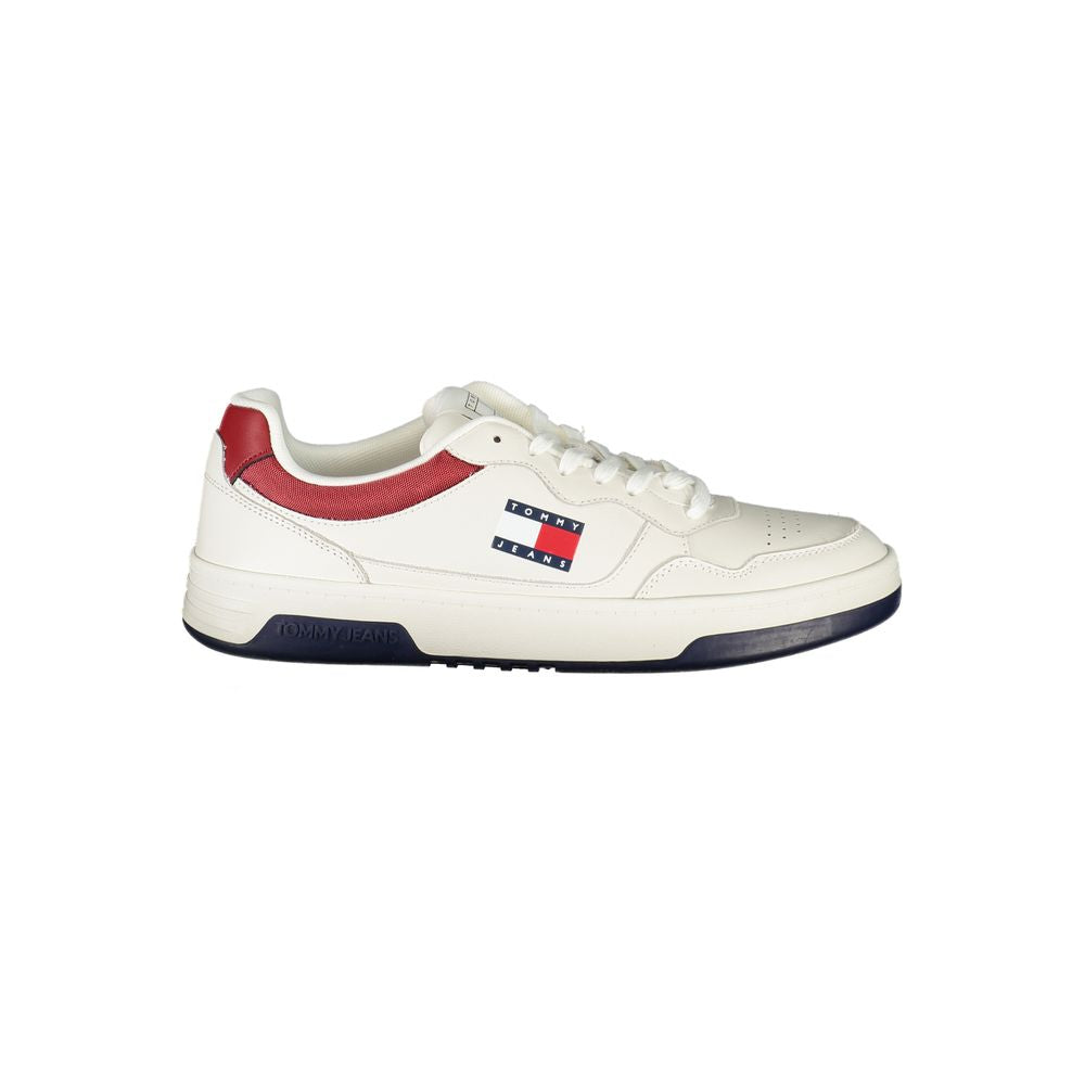 Bianco Polyurethane Men's Sneaker - ventzia