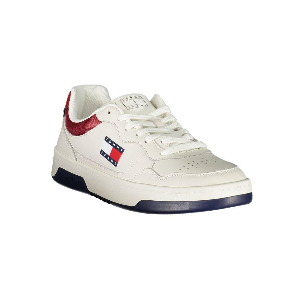 Bianco Polyurethane Men's Sneaker - ventzia