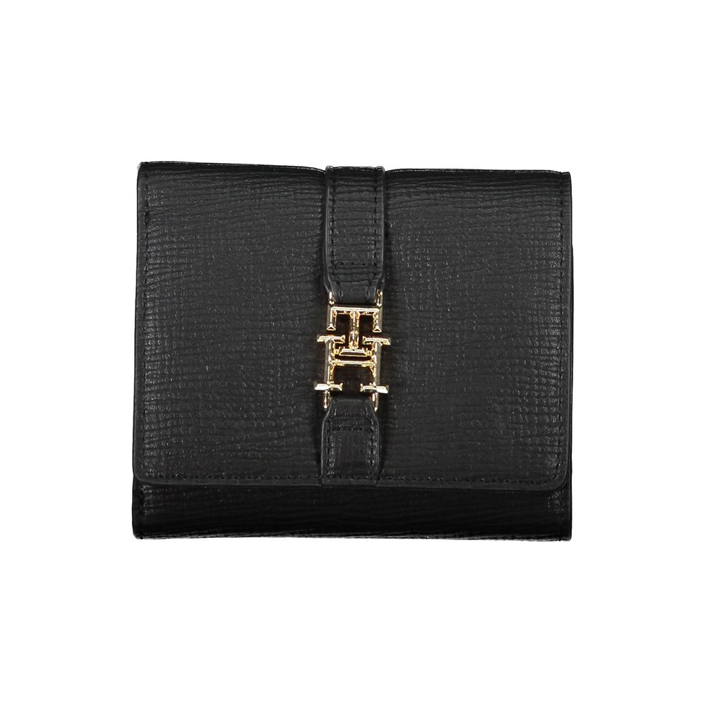 Nero Polyurethane Women Wallet - ventzia