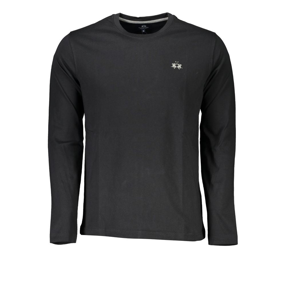 Black Cotton Men's T-Shirt - ventzia