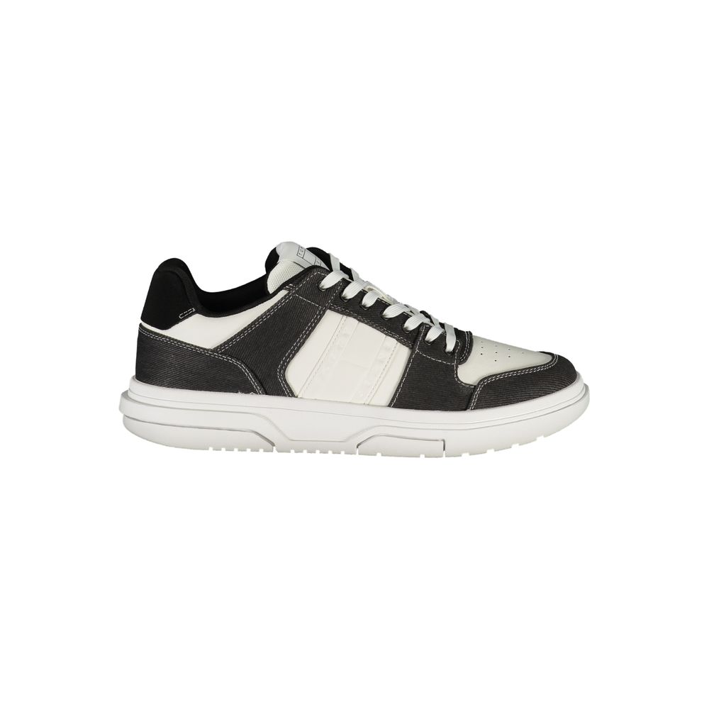 Nero Polyurethane Men Sneaker - ventzia