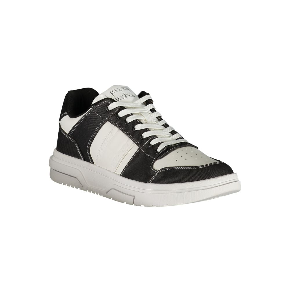 Nero Polyurethane Men Sneaker - ventzia