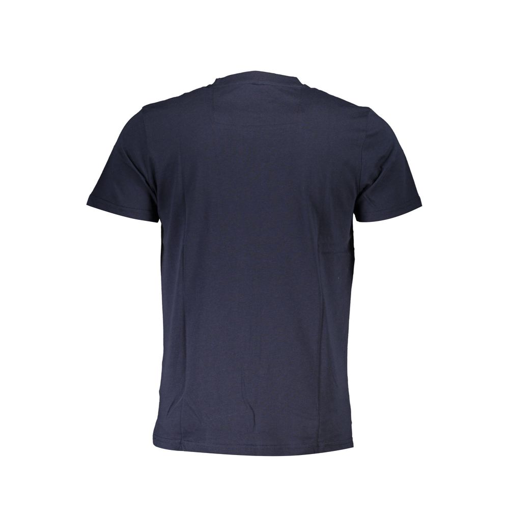 Blu Cotton Men T-Shirt - ventzia