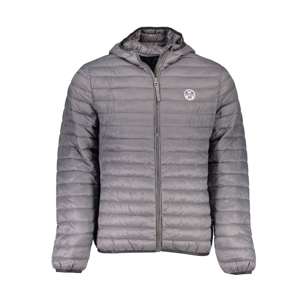 Grigio Polyamide Men's Jacket - ventzia