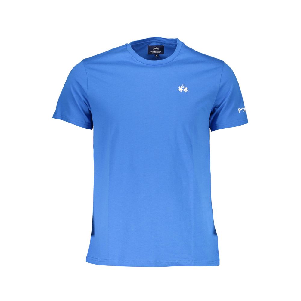 Blue Cotton Men T-Shirt - ventzia