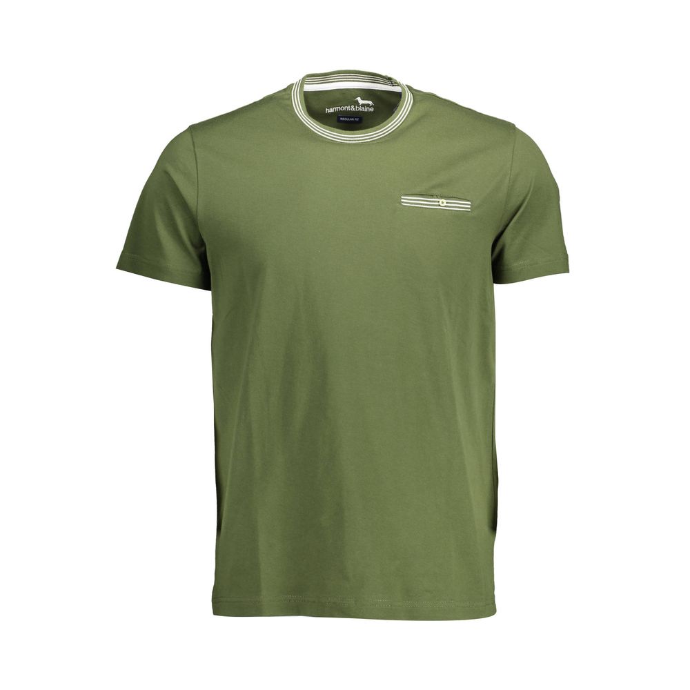 Green Cotton T-Shirt - ventzia