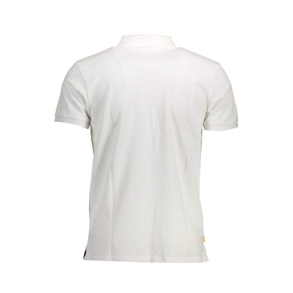 White Cotton Polo Shirt