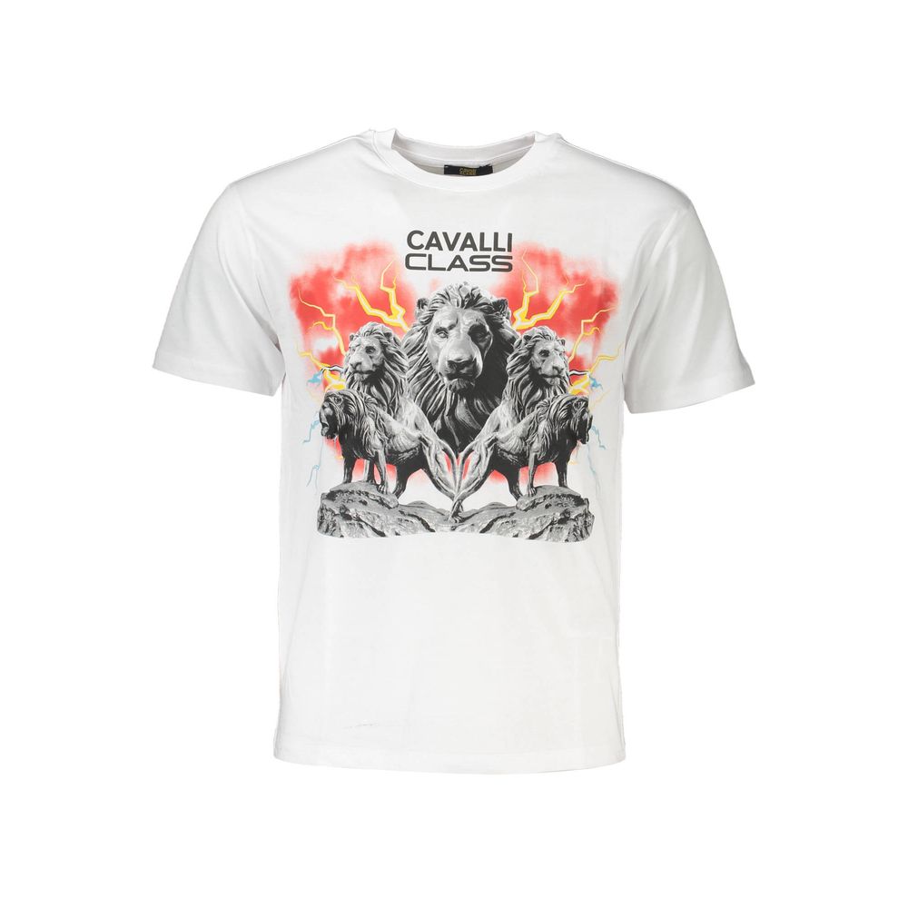 White Cotton Men T-Shirt - ventzia