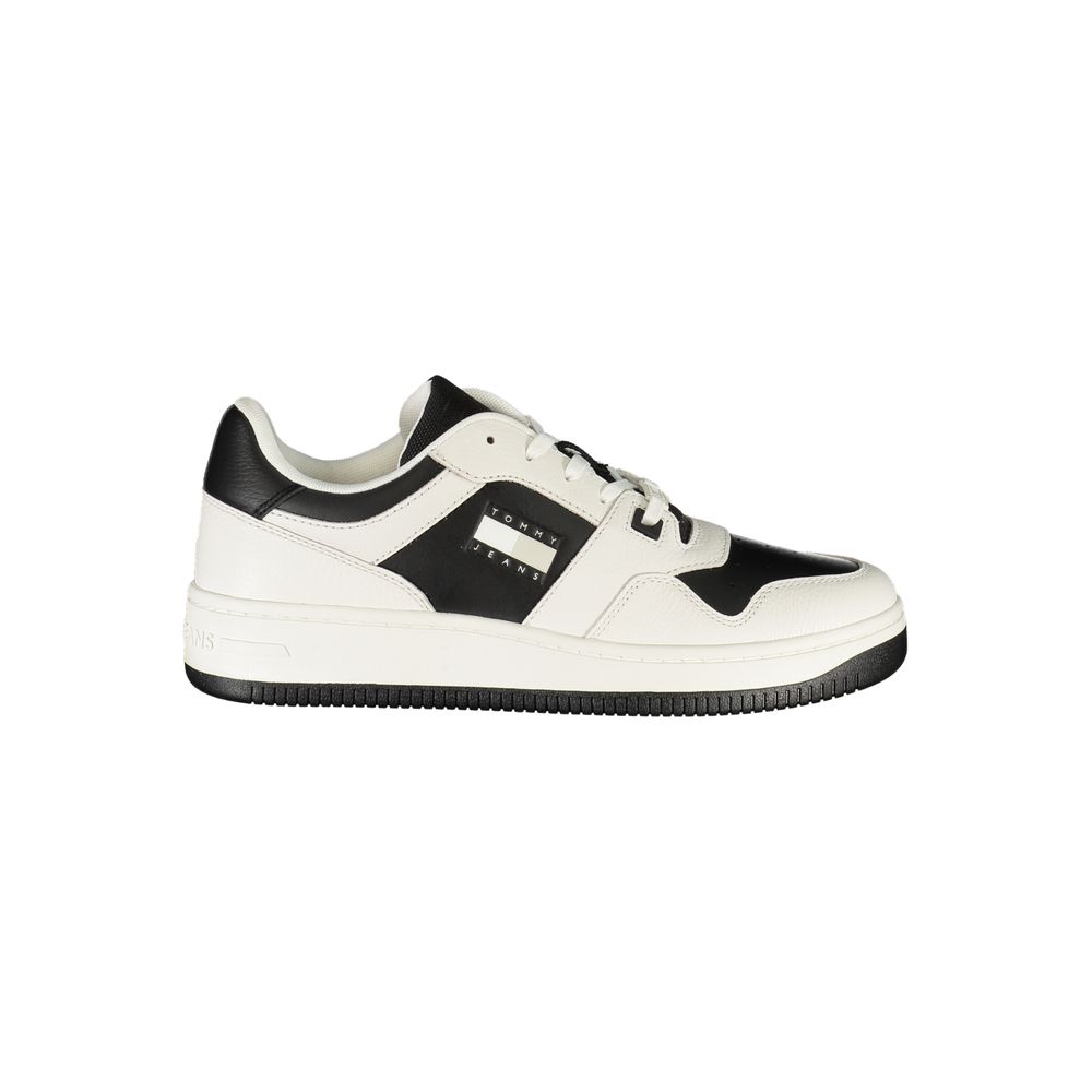 Bianco Polyurethane Men Sneaker - ventzia