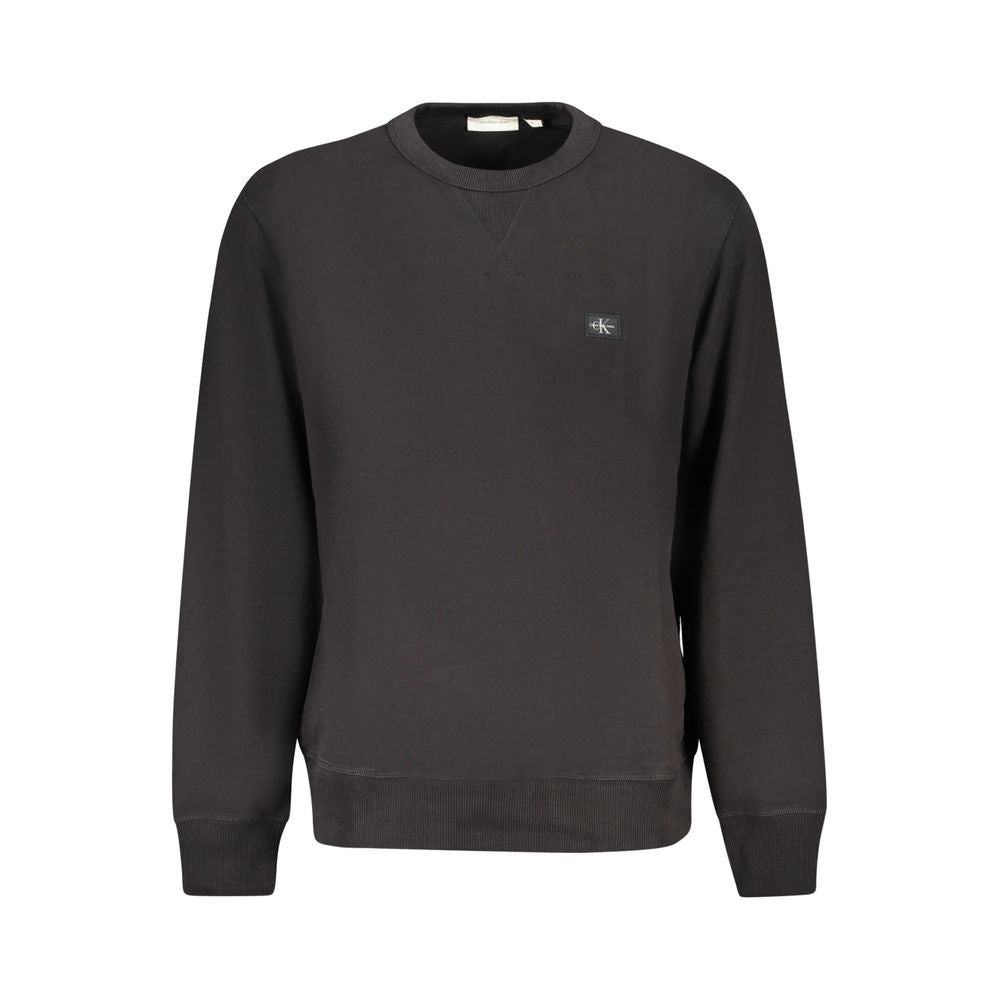 Black Cotton Sweatshirt