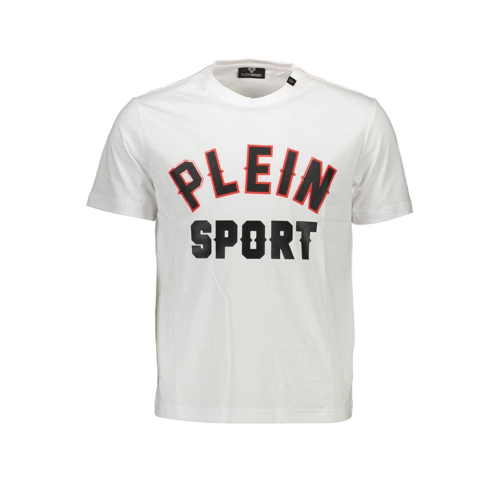 White Cotton Men T-Shirt - ventzia