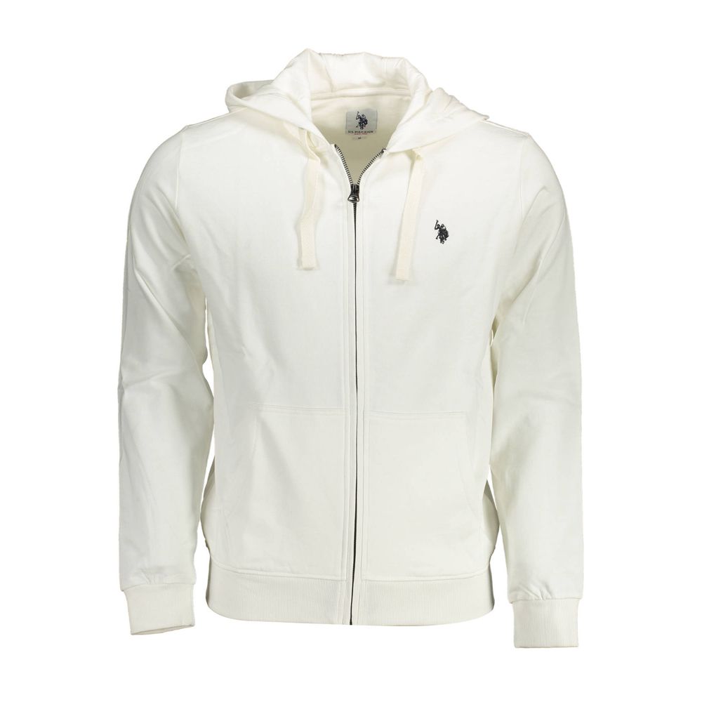 White Cotton Men Sweater - ventzia