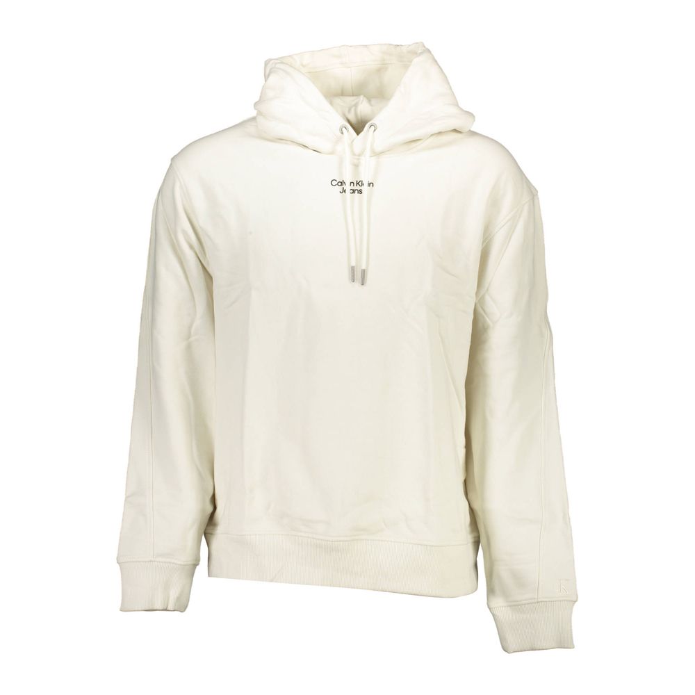 White Cotton Men Sweater - ventzia