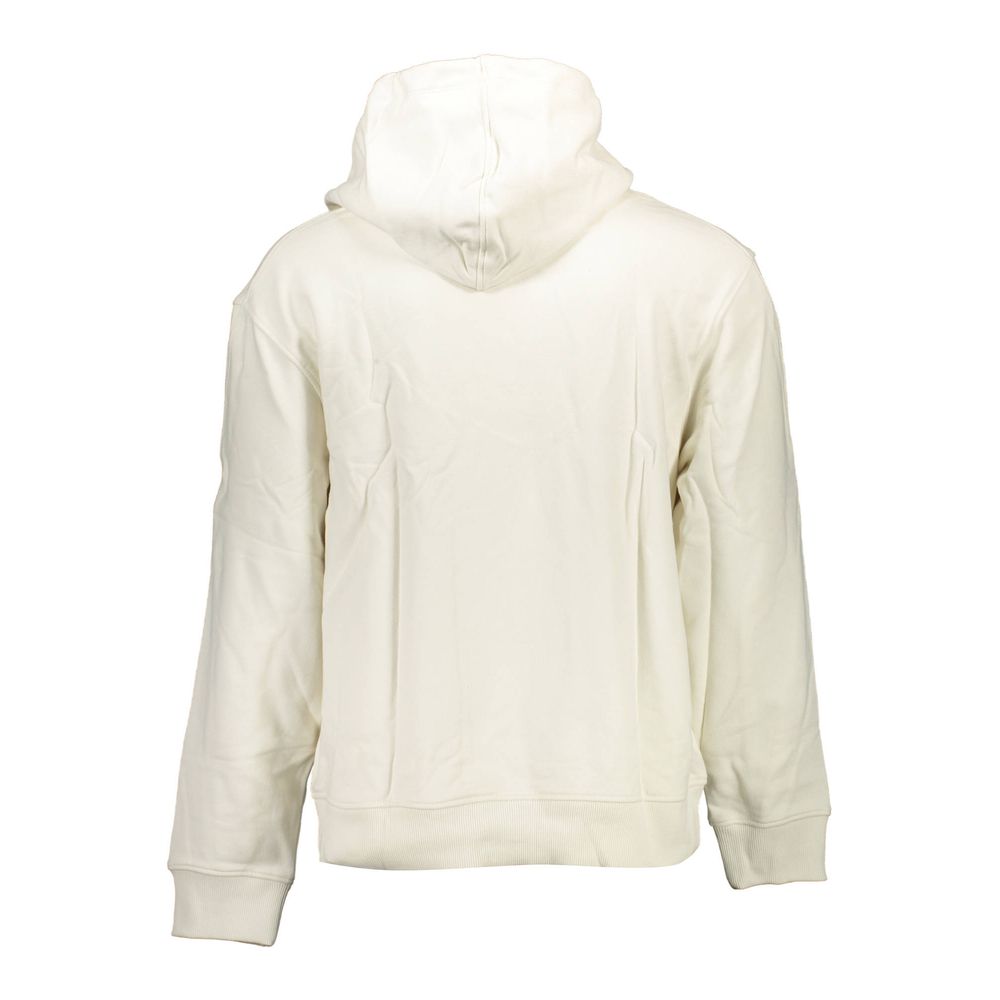 White Cotton Men Sweater - ventzia
