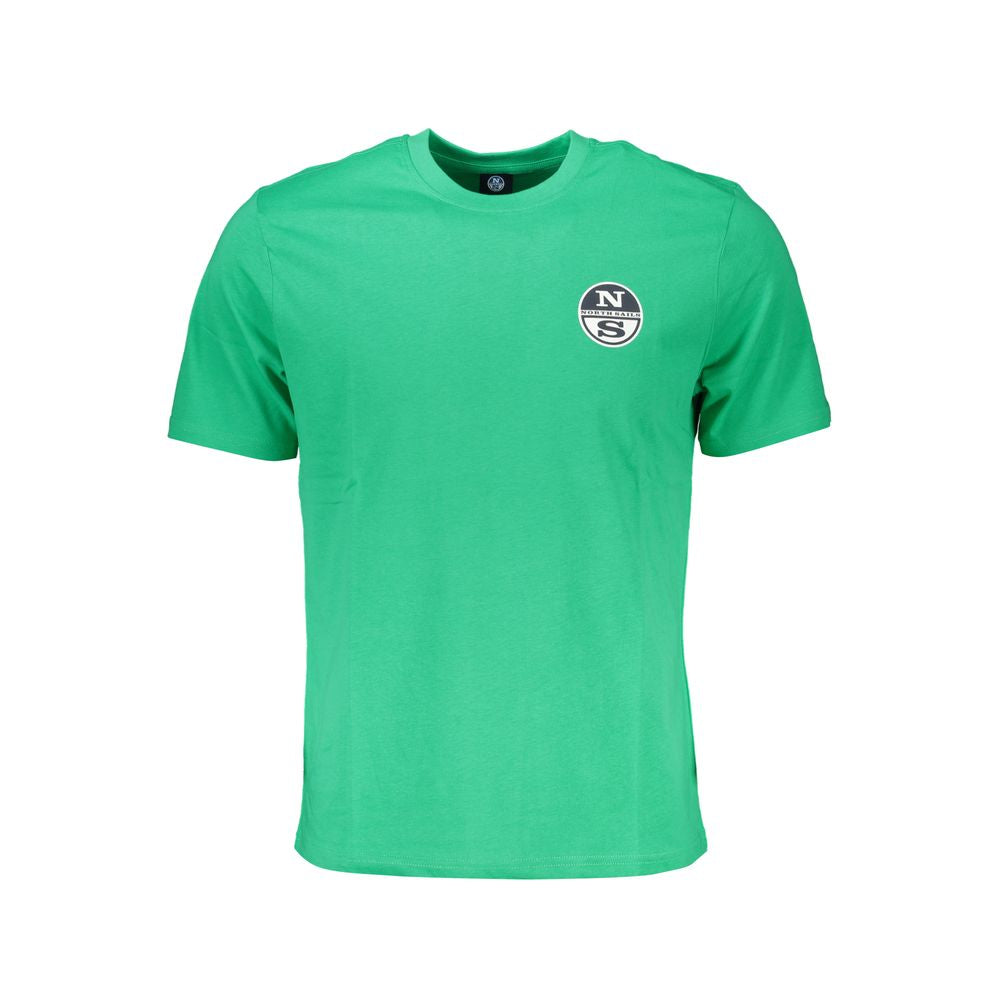 Green Cotton T-Shirt - ventzia