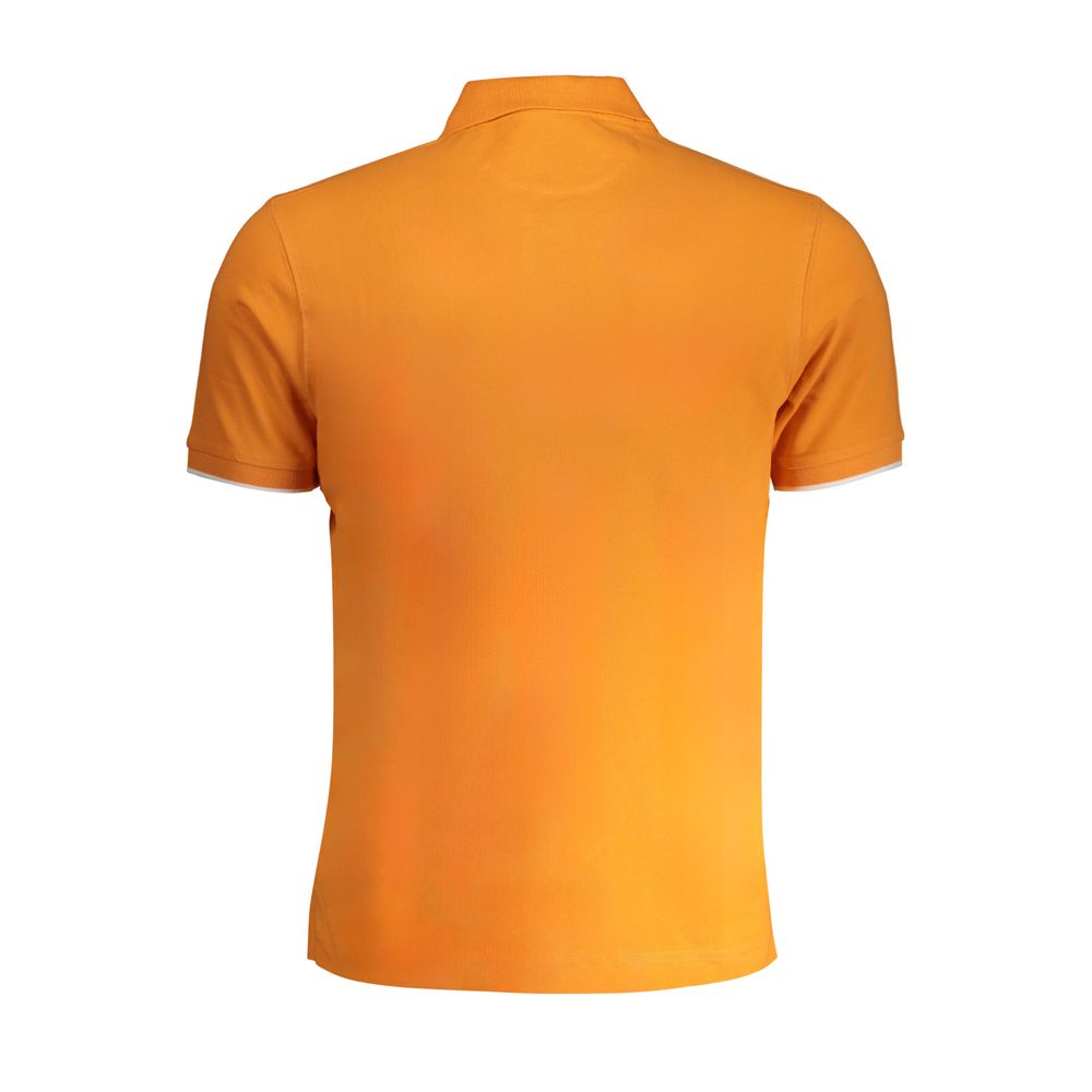 Arancione Cotton Men Polo - ventzia