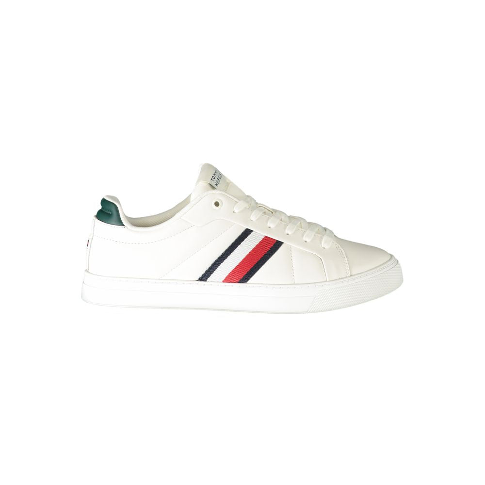 White Leather Men Sneaker - ventzia