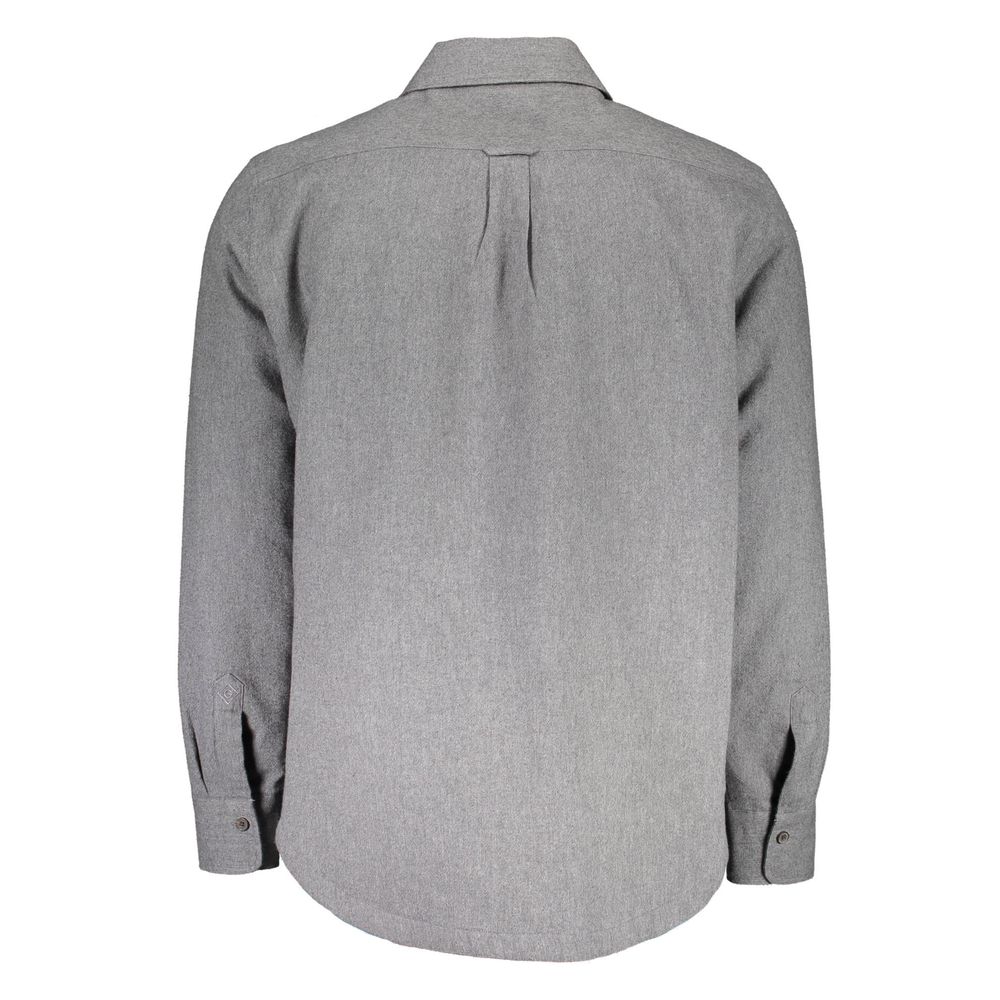 Grigio Cotton Men Shirt - ventzia