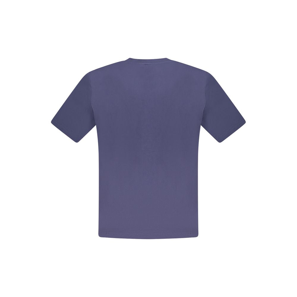 Blue Cotton Mens T-Shirt - ventzia
