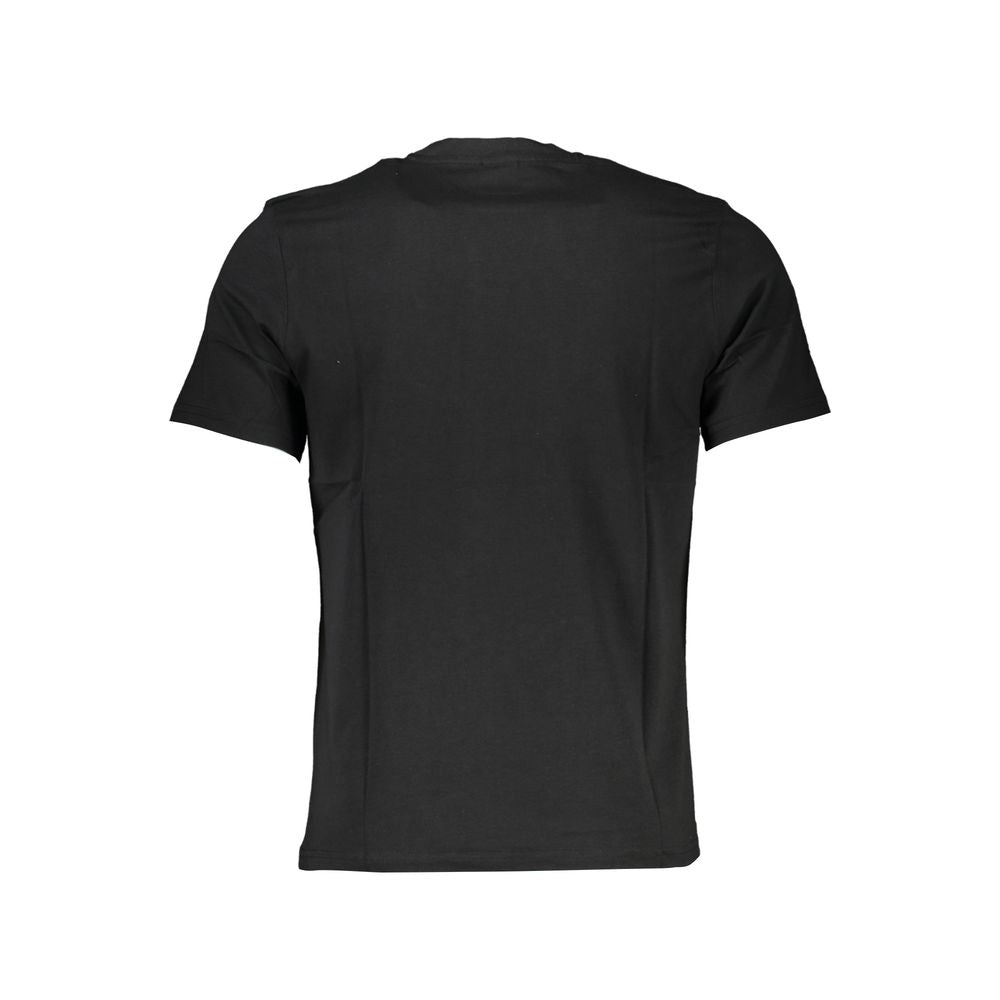 Black Cotton Men T-Shirt - ventzia