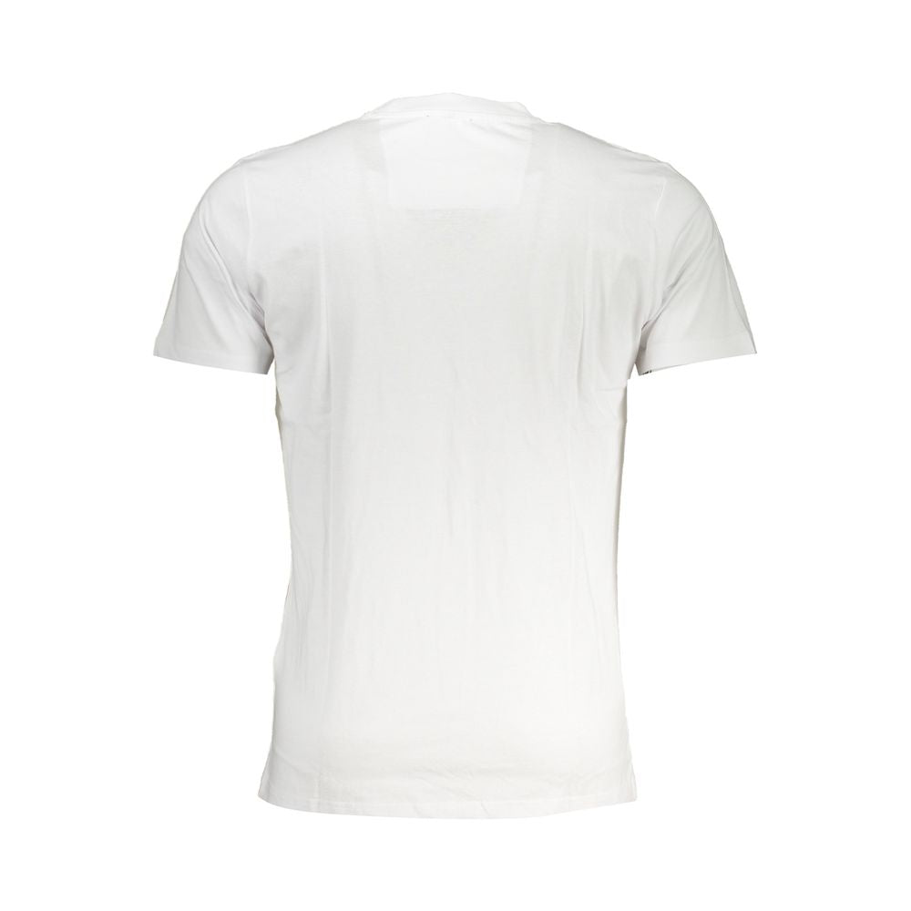 White Cotton Men T-Shirt - ventzia