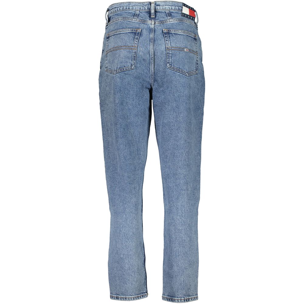 Blue Cotton Women Jeans - ventzia