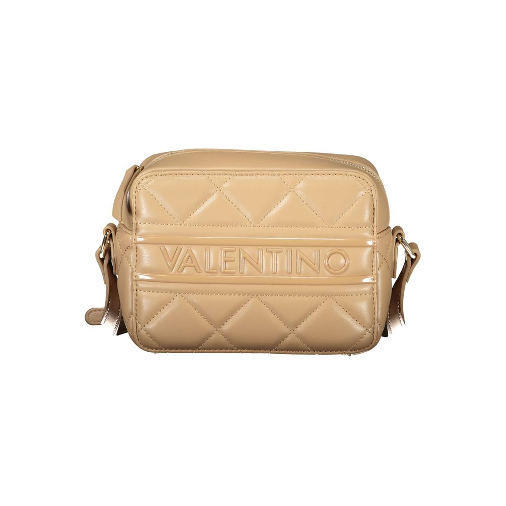 Beige Polyethylene Women Handbag - ventzia
