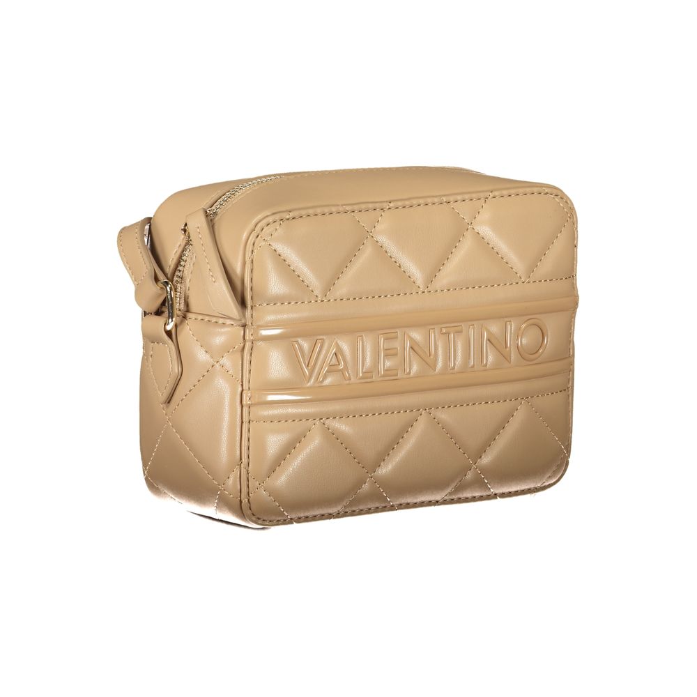 Beige Polyethylene Women Handbag - ventzia