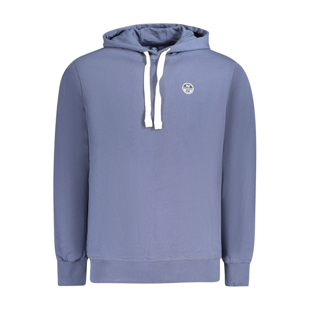 Blue Cotton Men Sweater - ventzia
