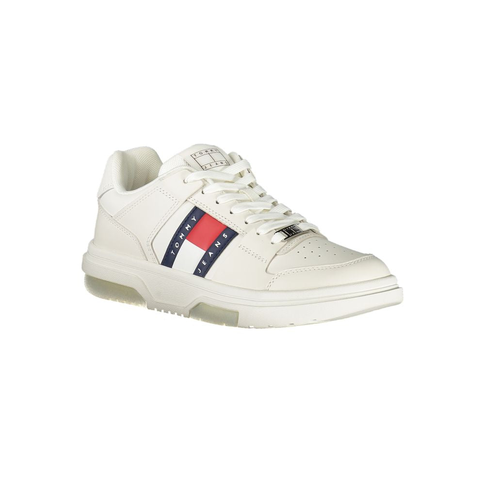 Bianco Polyurethane Women Sneaker - ventzia