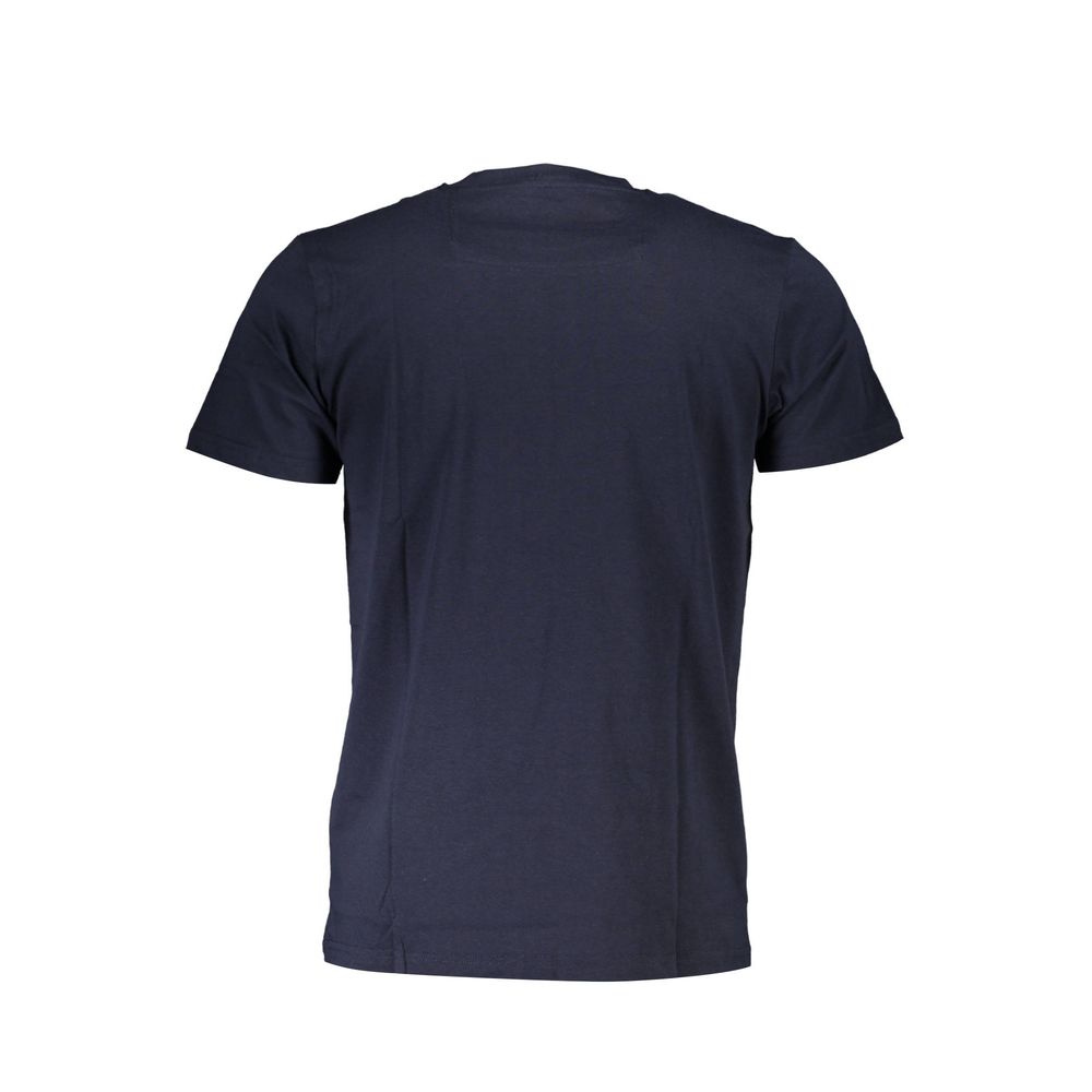 Blue Cotton Men T-Shirt - ventzia