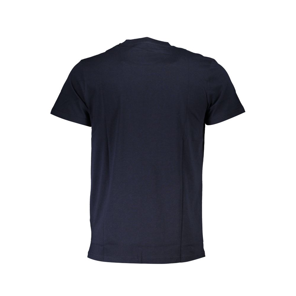 Blu Cotton Men T-Shirt - ventzia