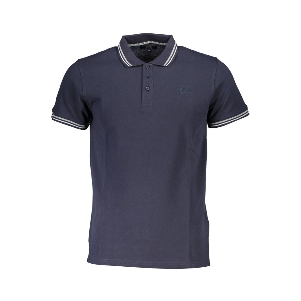 Blu Cotton Men Polo - ventzia