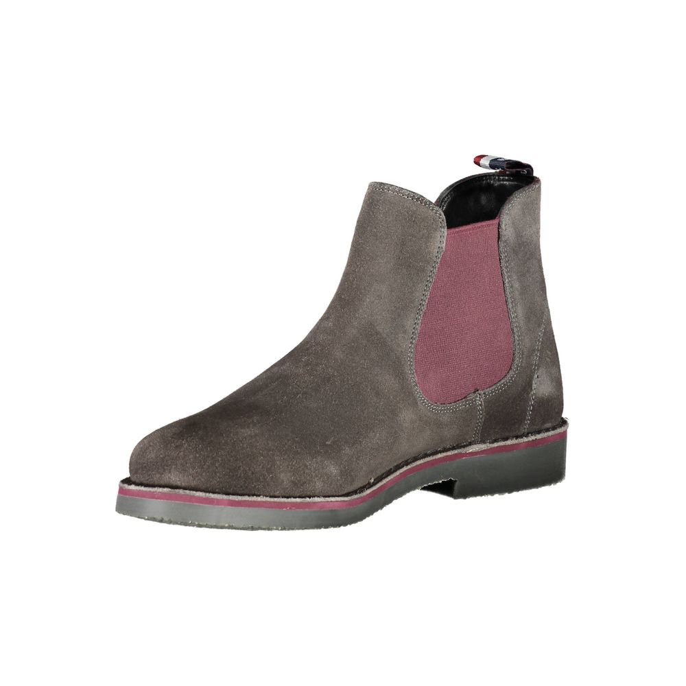 Grigio Leather Men Ankle Boot - ventzia