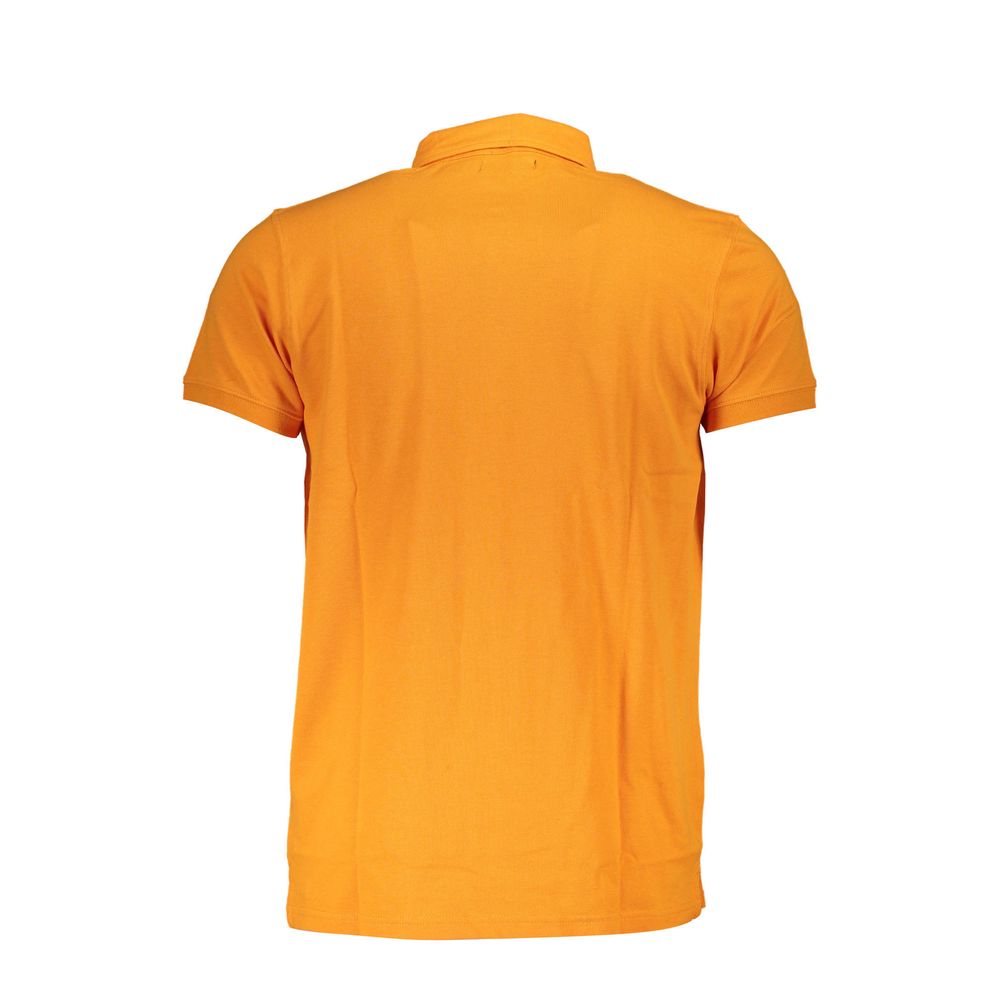 Arancione Cotton Men Polo - ventzia