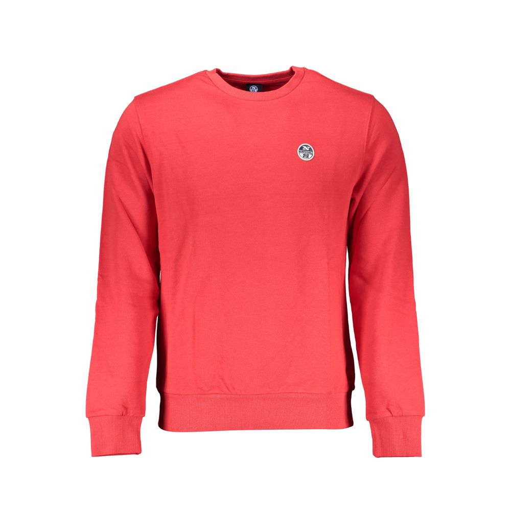Red Cotton Men Sweater - ventzia