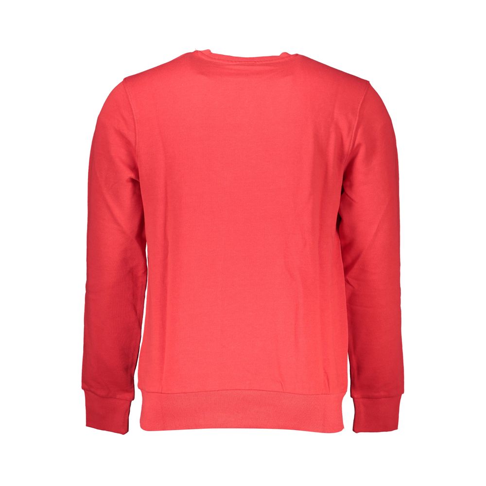 Red Cotton Men Sweater - ventzia