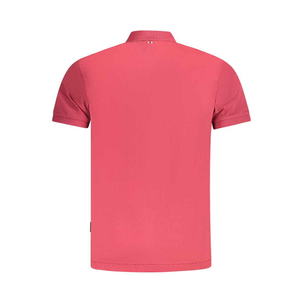 Red Cotton Polo Shirt